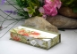 Preview: Stifte-Schachtel mit Klappdeckel ca. 21x10x4cm | Getreidekranz | schilfgrün | Art. Nr. 97040606